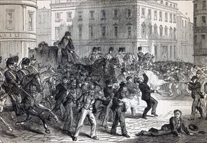 A Belfast Riot by English School
